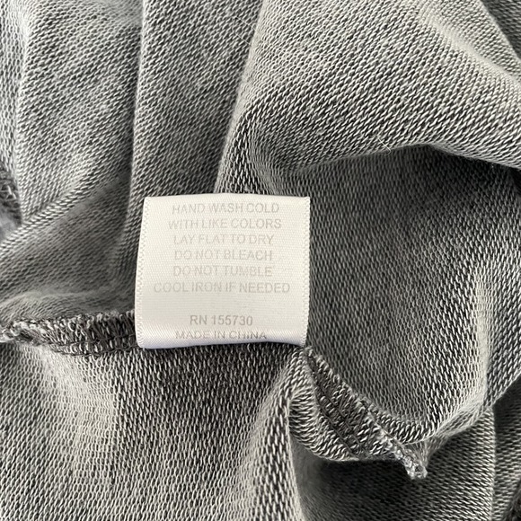 Jane & Delancey Short Sleeve Button Front Knit Shirt Gray 2X Comfy Basic Casual - Picture 8 of 10